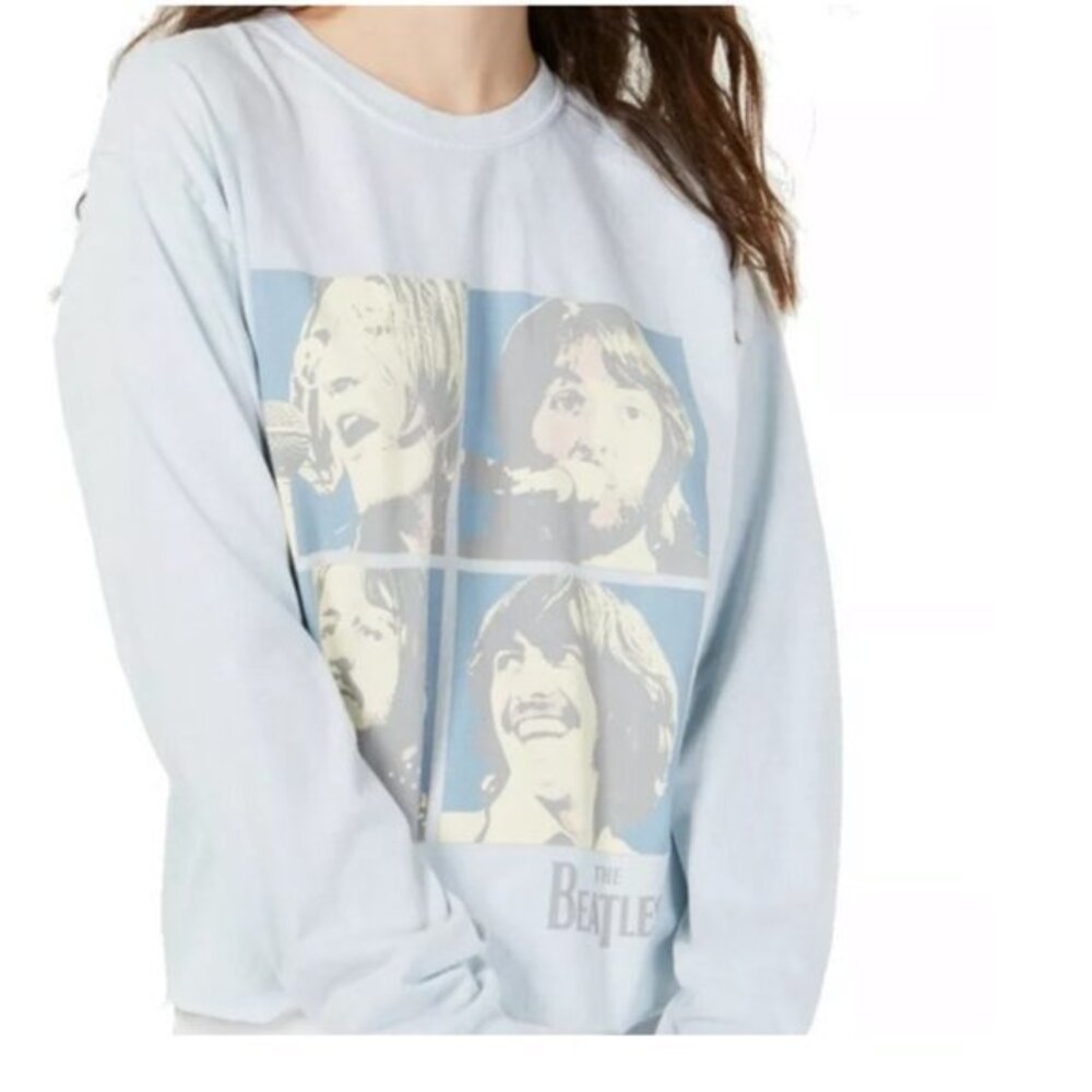 True Vintage Beatles Print Long Sleeve Top. XS